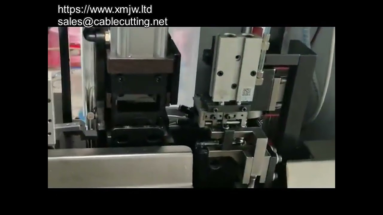 Máquina de Corte, Desencapamento e Crimpagem Automática de Fios - Terminal Plug Automático