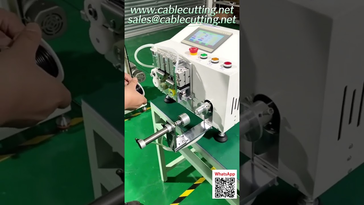 Máquina Automática de Bobinar Linha de Aparo – Mede, Corta e Traversa Tudo em Uma Só Máquina