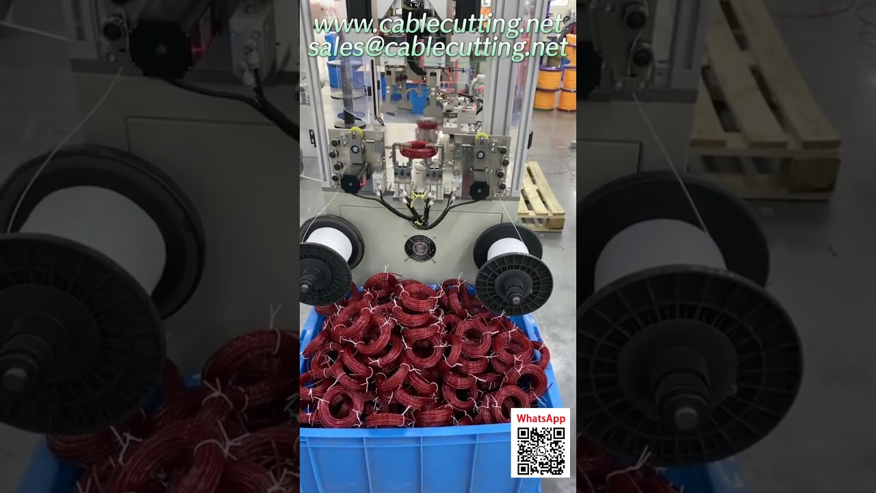 Ao Vivo da Oficina: Máquina de Enrolar e Amarrar Linha de Aparador em Plena Produção