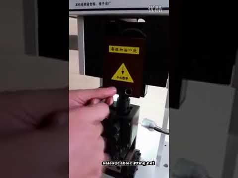 Máquina de Crimpagem de Terminais: Vídeo de Operação e Depuração