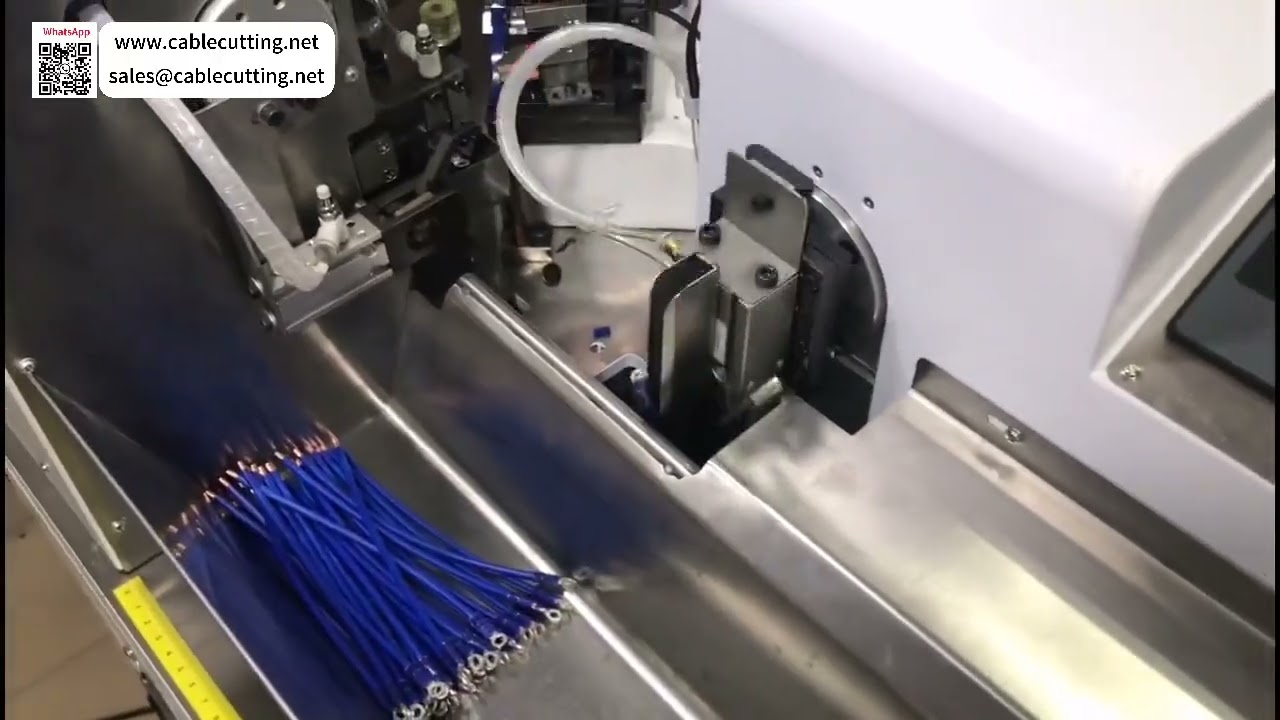 Máquina de Crimpagem Automática para Terminais Pré-Isolados em Caixa de Distribuição