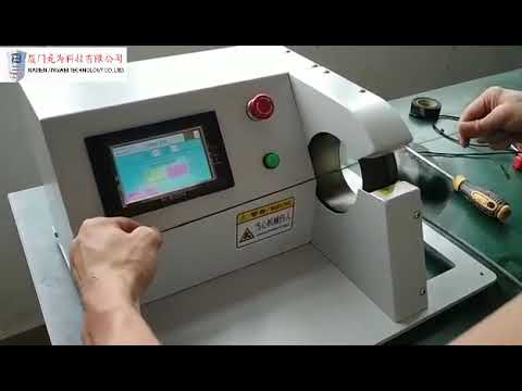 Máquina de Etiqueta Tipo Bandeira para Fios - Enroladeira de Fita PVC Elétrica Automática