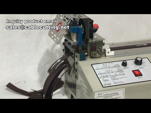 Máquina de Corte a Quente para Corda Elástica e Tecido - Corte Preciso Industrial