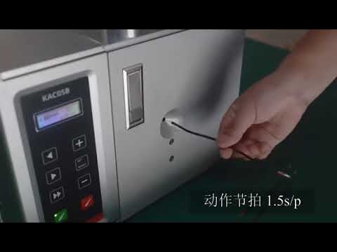 Máquina de Crimpagem de Terminais Tubulares Soltos WPM-5-39 | Automação Industrial
