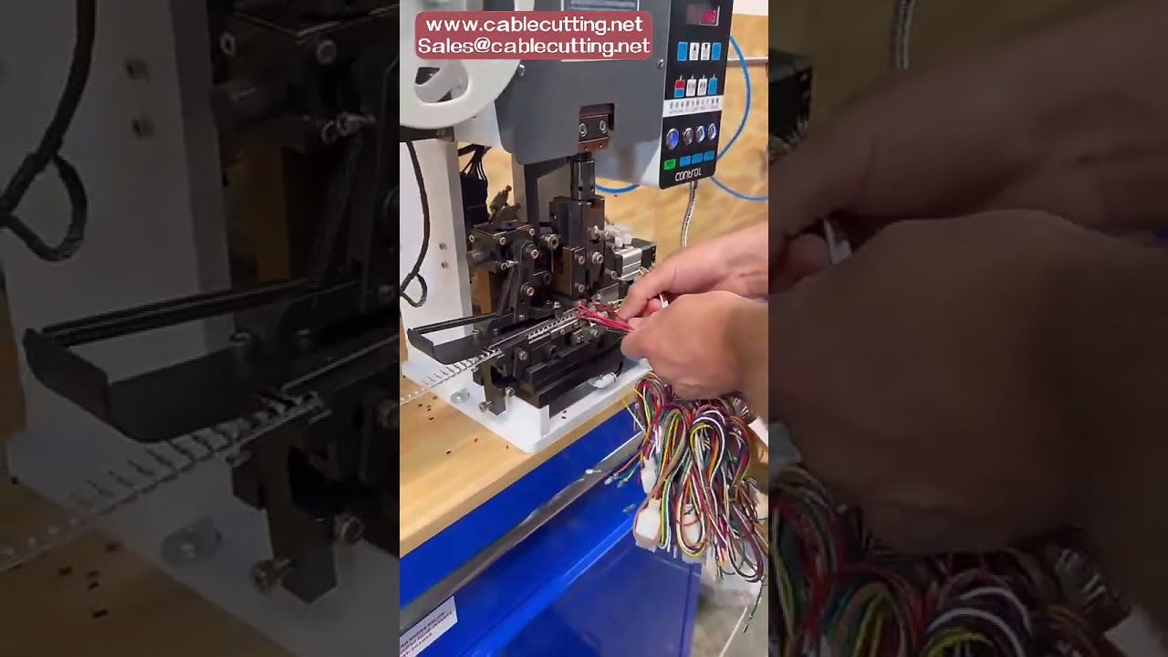 Máquina de Crimpagem e Decapagem de Fios com Aplicador Terminal de 1,5 Tonelada - Substituição Robusta para Automação