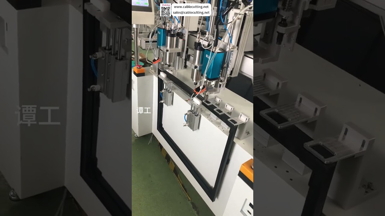 Máquina Automática de Aparafusamento para Dobradiças de Portas e Janelas - Automação Industrial para Montagem Rápida