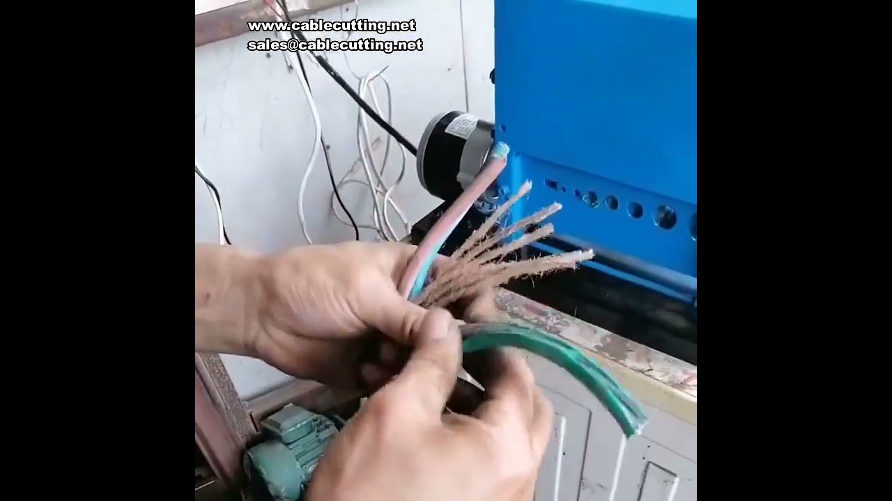 Máquina Automática de Descascar Fios 220V 2-32mm | Reciclagem de Cobre e Alumínio