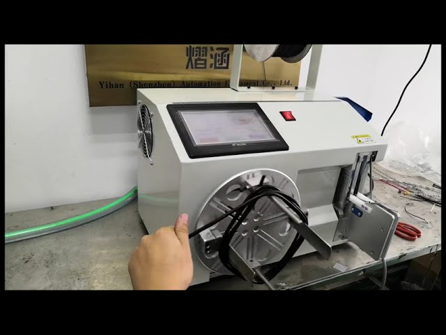 Automatic Electric Motor Copper Wire Coil Winding And Binding Machine