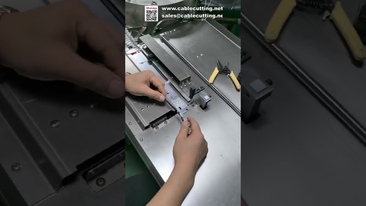 Máquina Automática de Amarração de Cabos Nylon com Cabeça de Aeronave e Sistema de Alimentação e Corte