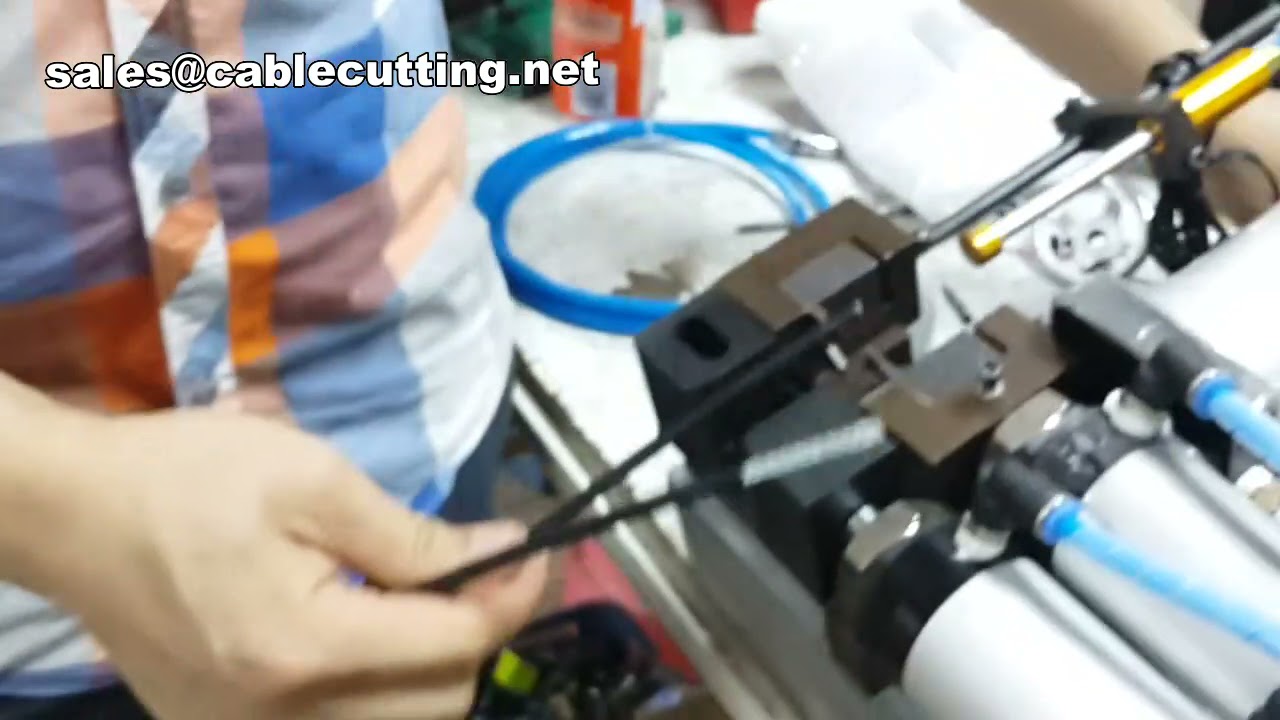 Máquina Pneumática de Decapagem de Fios - Automatização Industrial Eficiente
