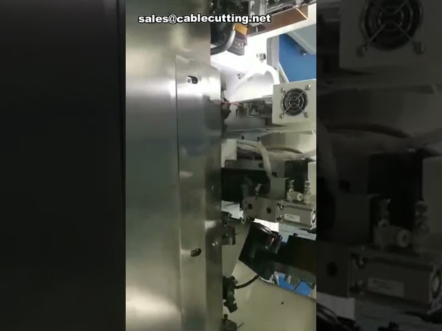 Máquina Automática de Decapagem, Corte e Crimpagem de Fios - MP4