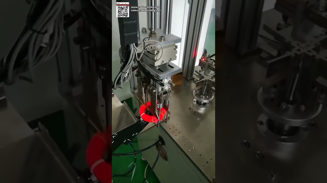 Máquina Avançada de Bobinamento Automático e Amarração com Zip Tie para Linha de Trimmer em Cartão Suspenso
