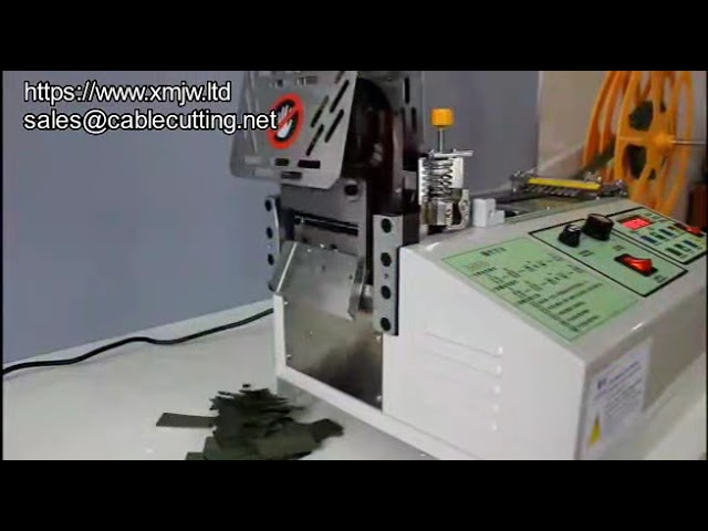 Máquina Cortadora Automática a Quente para Fitas e Tiras - Selagem de Bordas com Lâmina Quente