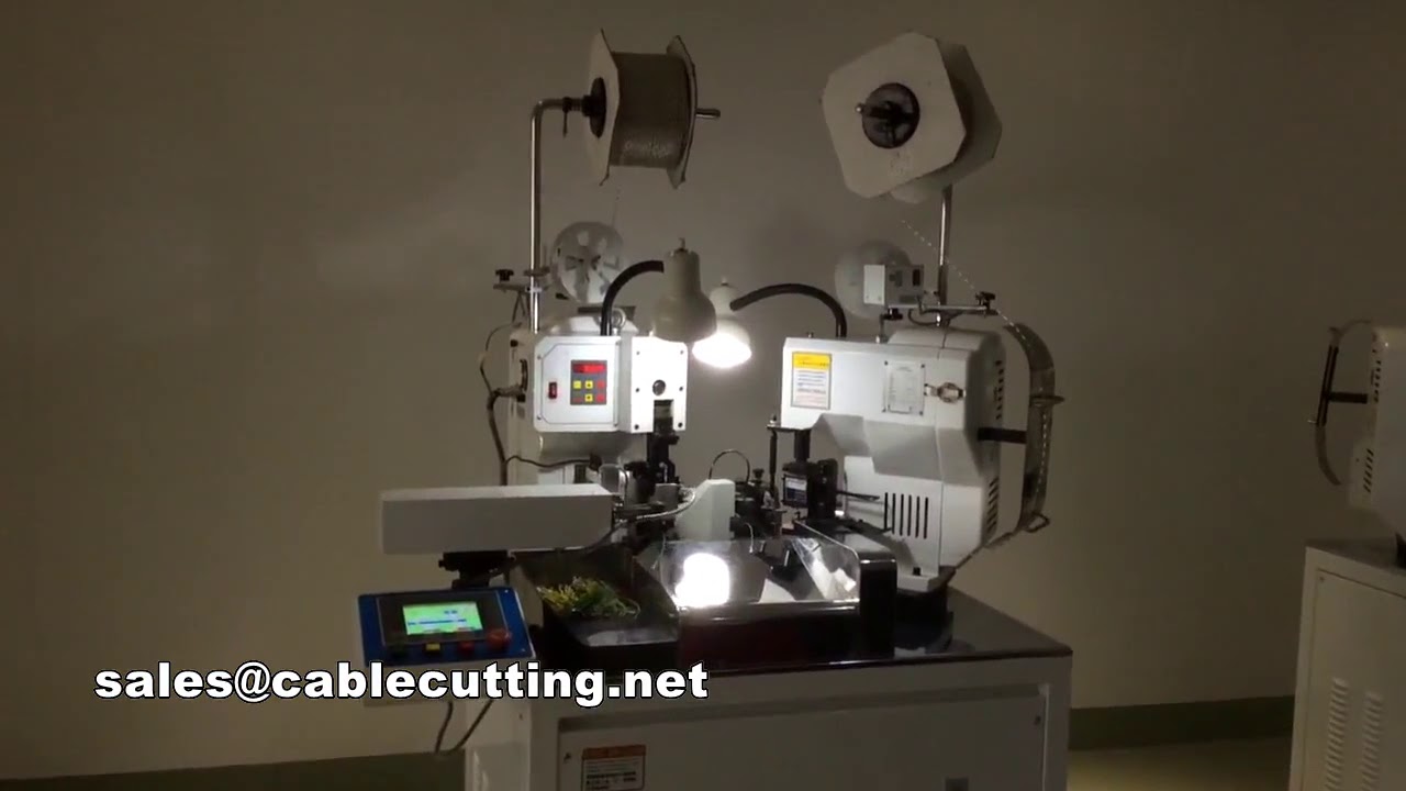 Máquina de Crimpagem Automática de Terminais 200mm com Sistema Servo - Modelo 18#