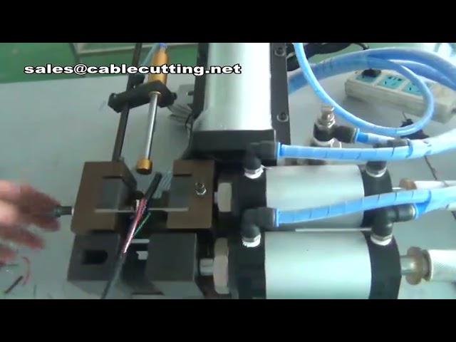 Máquina Pneumática de Descascar Cabos Elétricos | Stripper de Cabos a Ar Comprimido