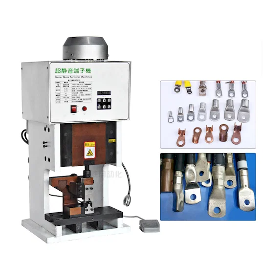 Máquina Silenciosa de Crimpar Terminais WPM-8000S - Máquina de Crimpar Semiautomática